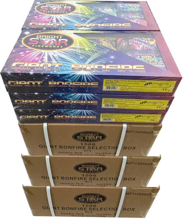 18x Giant Bonfire Box case deal by Bright Star