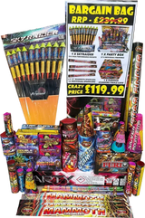 Party Bargain Bag firework pack by Galactic Fireworks