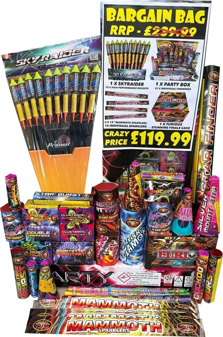 Party Bargain Bag – Galactic Fireworks