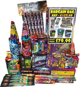 Giant Bonfire Bargain Bag firework pack by Galactic Fireworks