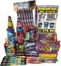 Giant Bonfire Bargain Bag firework pack by Galactic Fireworks