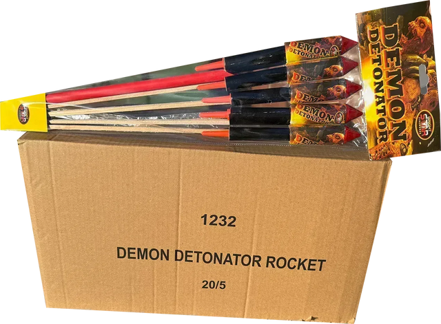 20x Demon Detonator Rockets case deal by Bright Star