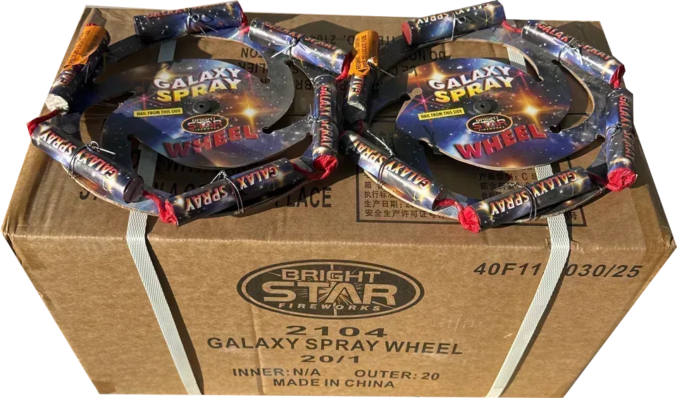 20x Galaxy Spray Wheel case deal by Bright Star