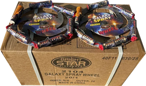 20x Galaxy Spray Wheel case deal by Bright Star