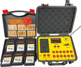 24 Cue Pro Firing System with wireless remote transmitter and 6 receivers