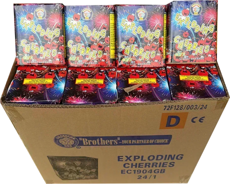 24x Exploding Cherries case deal by Brothers Pyrotechnics