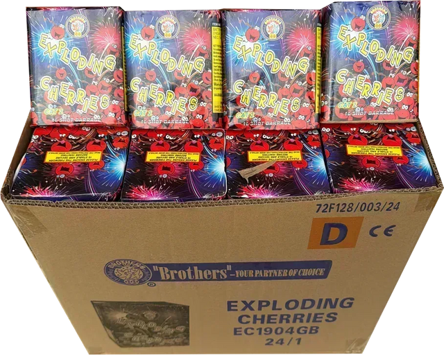 24x Exploding Cherries case deal by Brothers Pyrotechnics
