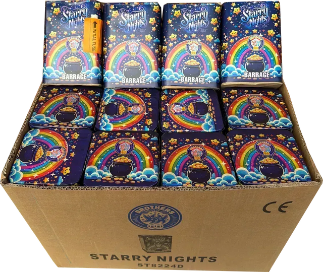24x Starry Nights case deal by Brothers Pyrotechnics