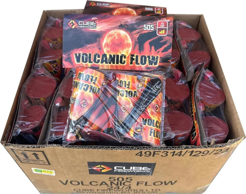 24x Volcanic Flow by Cube Fireworks