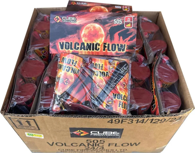 24x Volcanic Flow case deal by Cube Fireworks