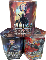 The Three Ninjas firework pack by Galactic Fireworks