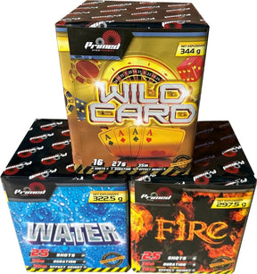 3 Card Brag Pack firework by Primed Pyrotechnics