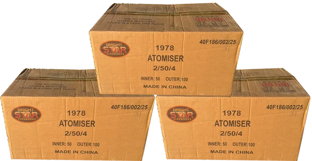 300x Atomiser Candles case deal by Bright Star