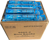 36x Blue Handheld Smoke Grenade case (Cube Fireworks), bulk pack for photographers, events and paintball