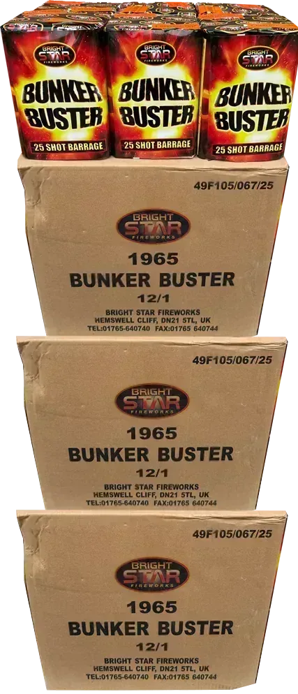 36x Bunker Buster case deal by Bright Star