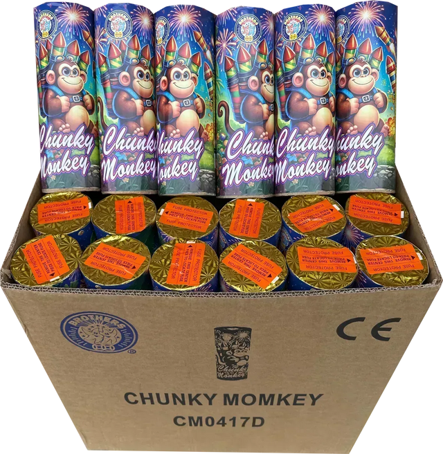 36x Chunky Monkey case deal by Brothers Pyrotechnics
