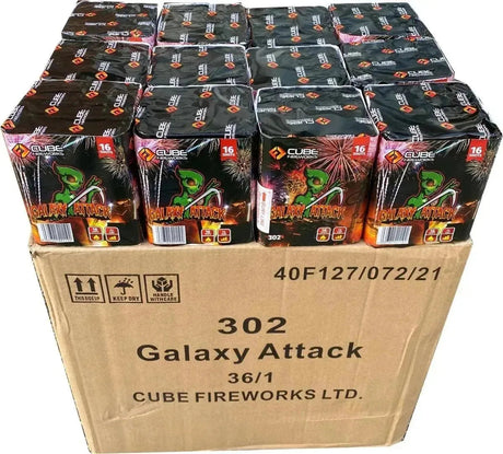 36x Galaxy Attack case deal by Cube Fireworks