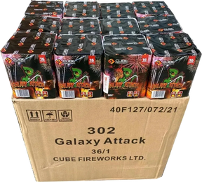 36x Galaxy Attack case deal by Cube Fireworks