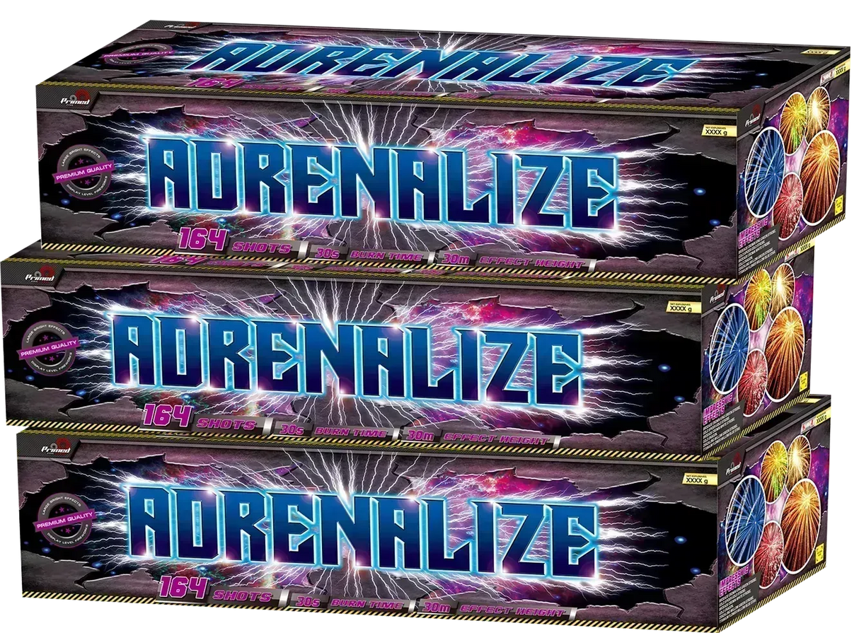 3x Adrenalize case deal by Primed Pyrotechnics