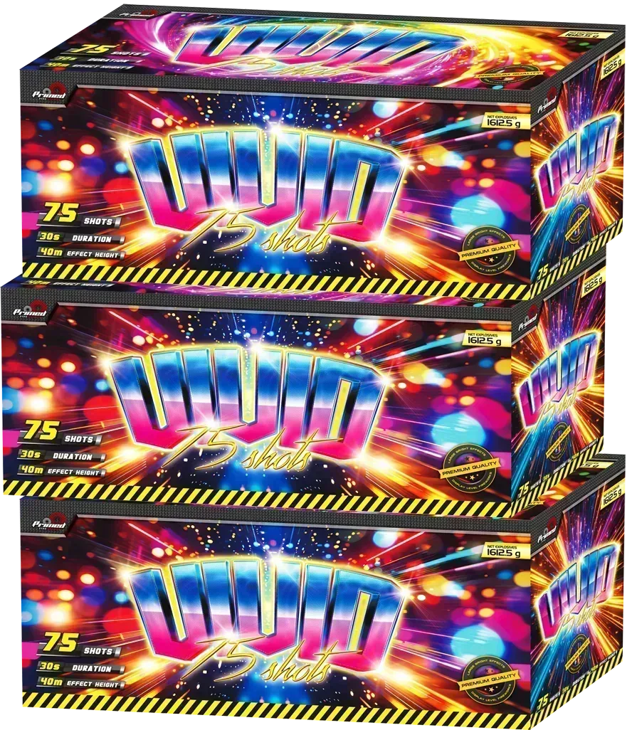 3x Vivid case deal by Primed Pyrotechnics