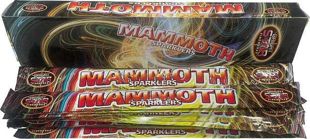 40x 18" Mammoth Sparklers case deal by Bright Star