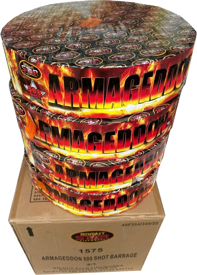 4x Armageddon 500 case deal by Bright Star
