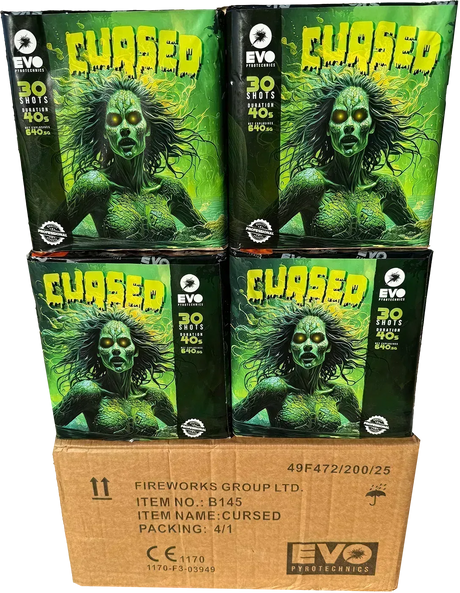 4x Cursed case deal by Evolution Fireworks