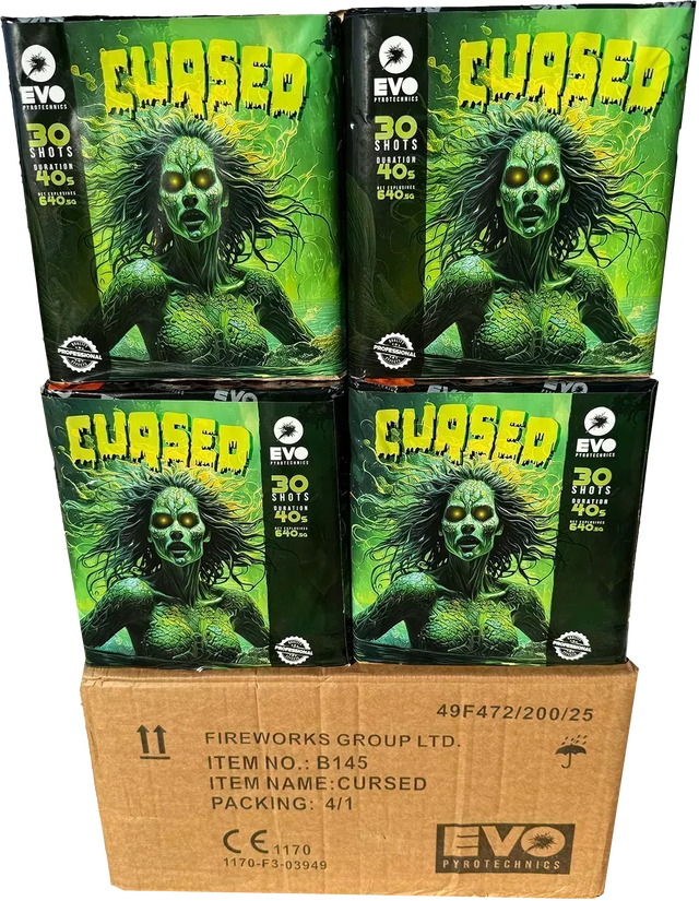 4x Cursed case deal by Evolution Fireworks