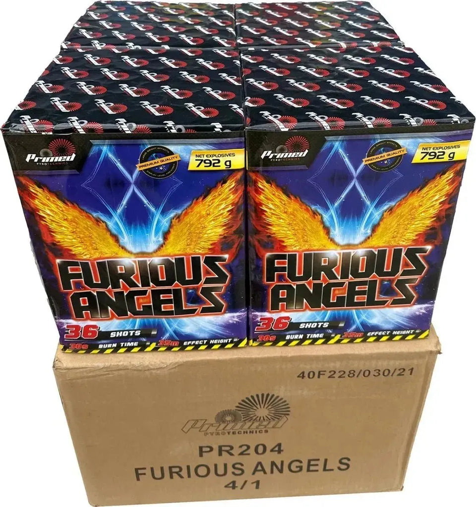 4x Furious Angels by Primed Pyrotechnics