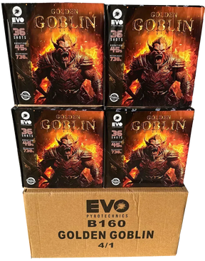 4x Golden Goblin case deal by Evolution Fireworks