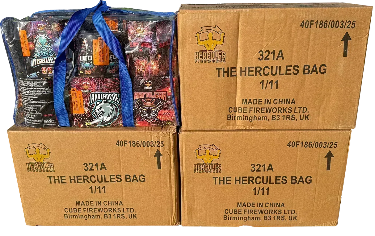 4x Hercules Bag case deal by Cube Fireworks