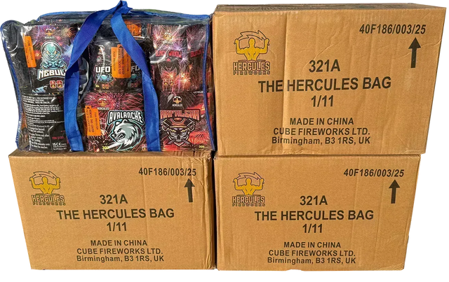 4x Hercules Bag case deal by Cube Fireworks