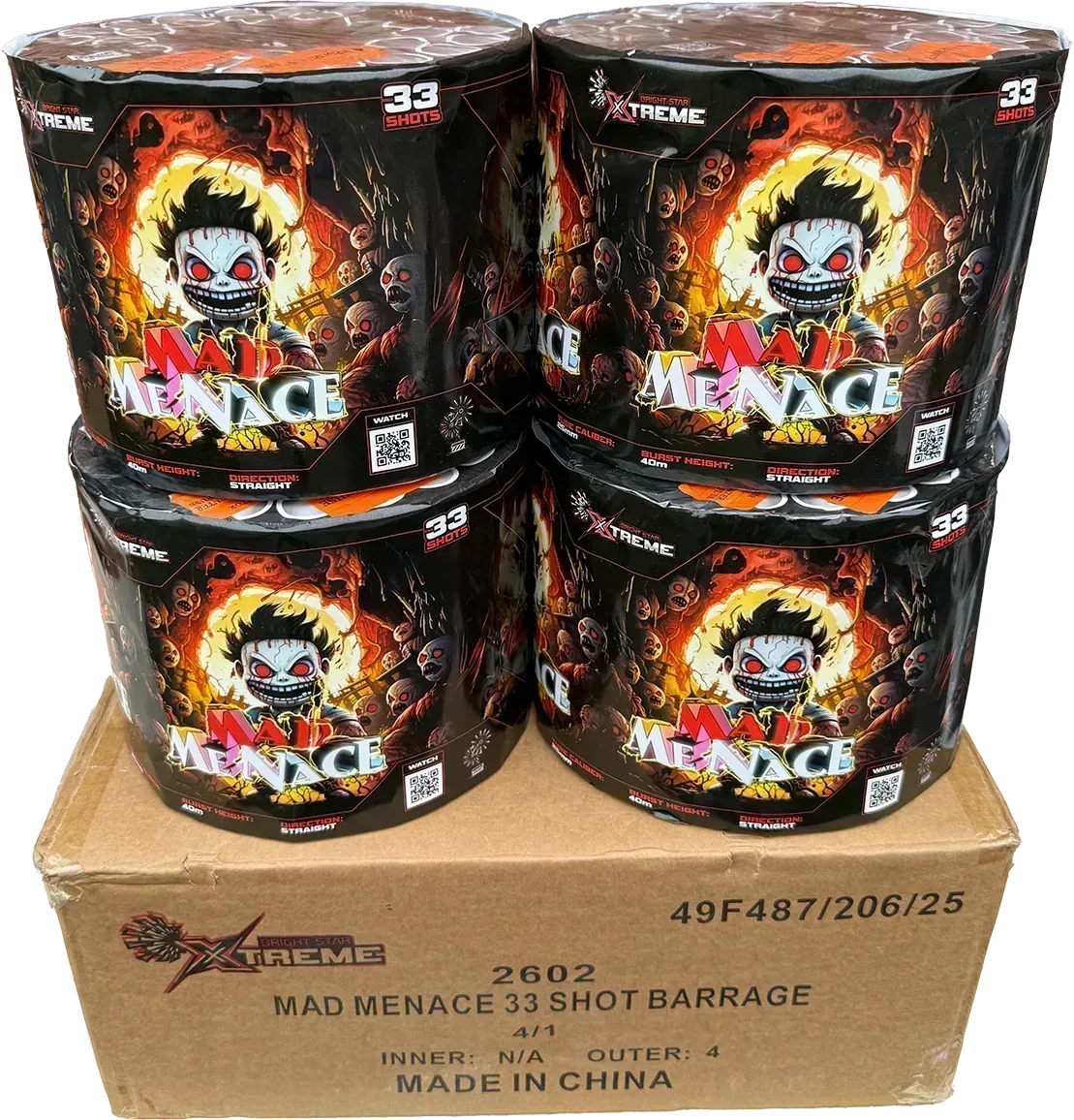 4x Mad Menace case deal by Bright Star