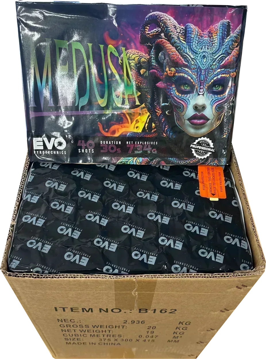 4x Medusa case deal by Evolution Fireworks
