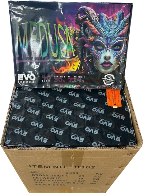 4x Medusa case deal by Evolution Fireworks