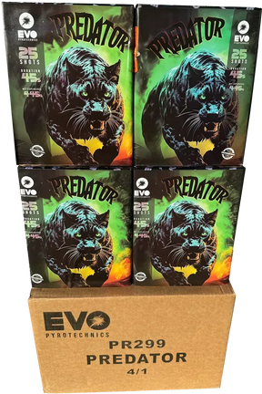 4x Predator case deal by Evolution Fireworks