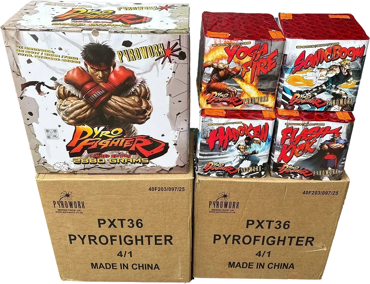 4x Pyro Fighter case deal by Pyroworx