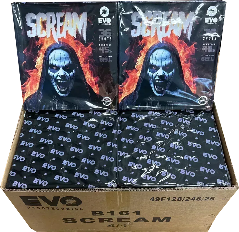 4x Scream case deal by Evolution Fireworks