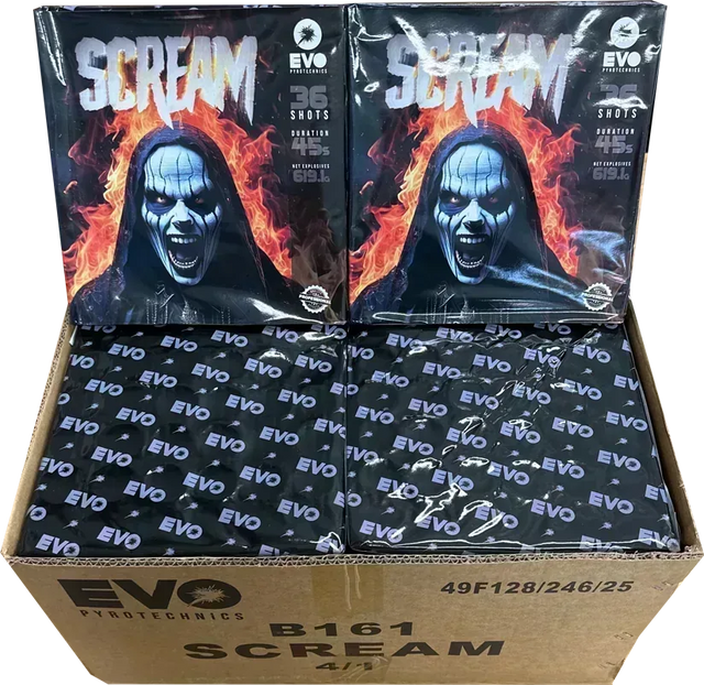 4x Scream case deal by Evolution Fireworks