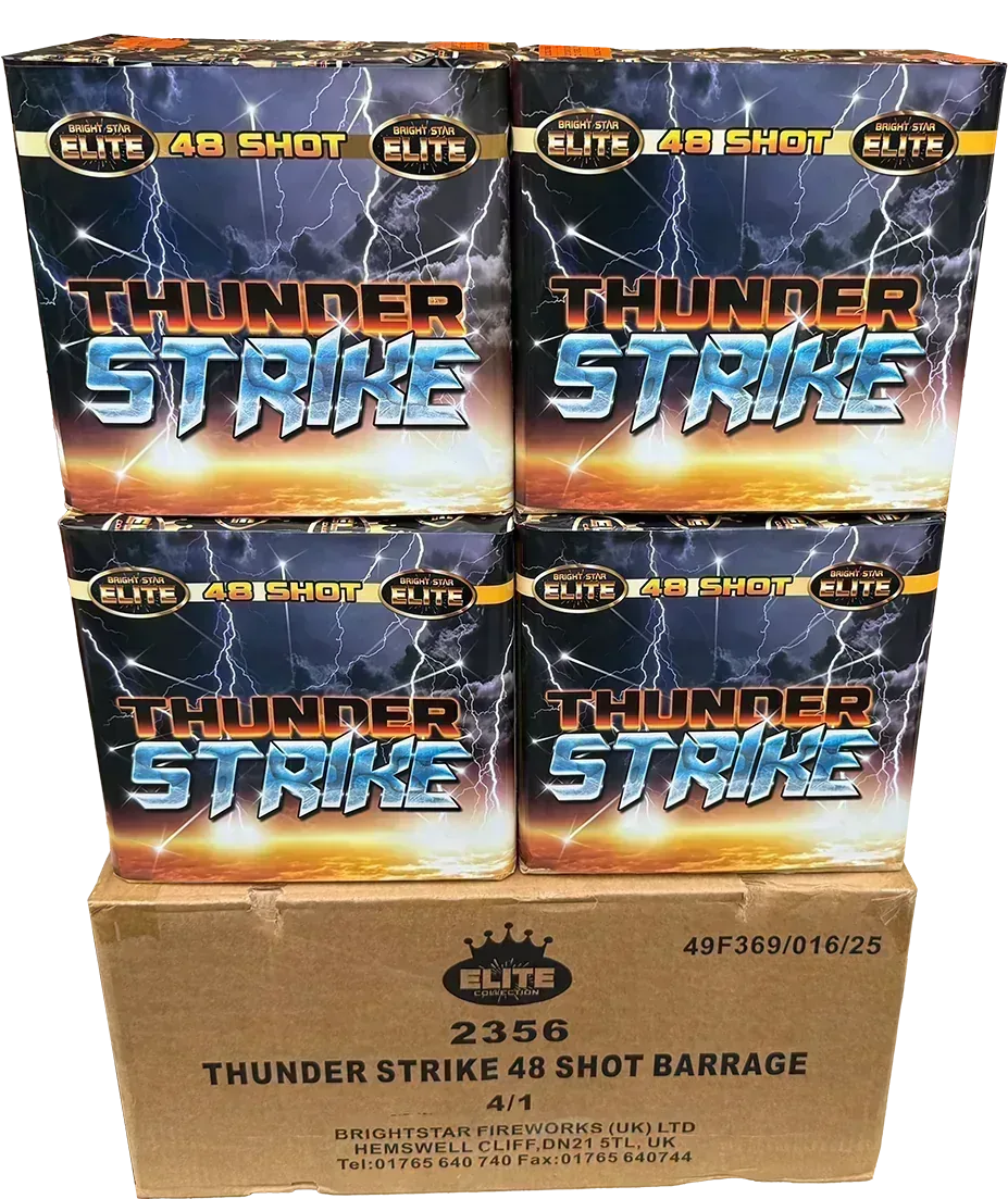 4x Thunder Strike case deal by Bright Star