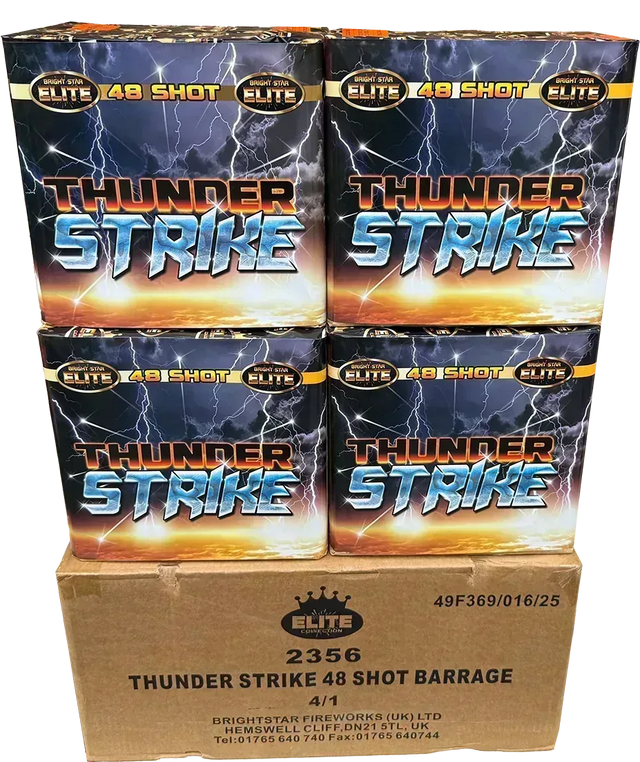 4x Thunder Strike case deal by Bright Star