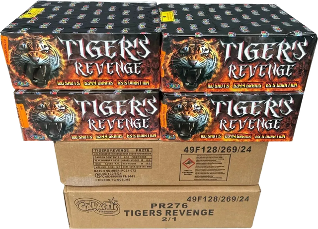 4x Tigers Revenge case deal by Galactic Fireworks