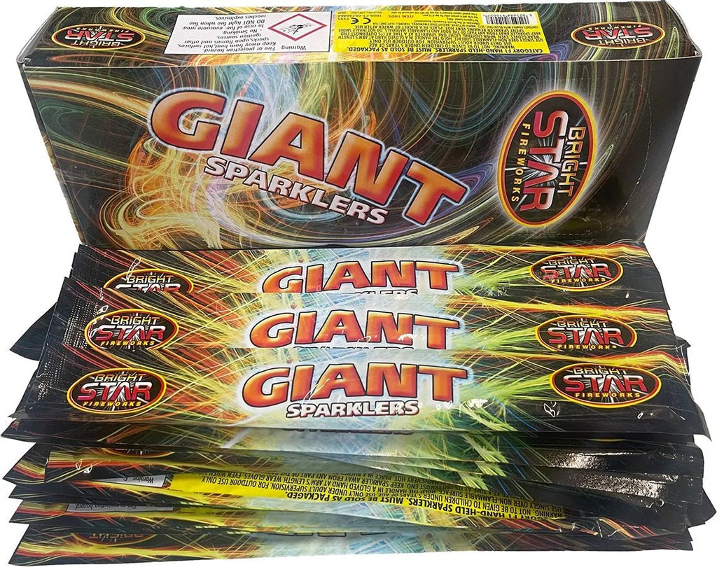 50x 10" Giant Sparklers by Bright Star