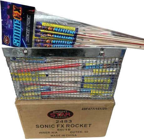 50x Sonic F/X Rockets case deal by Bright Star