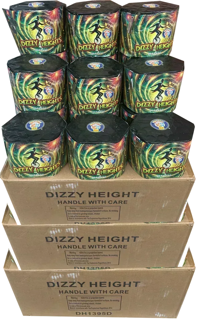 54x Dizzy Heights case deal by Brothers Pyrotechnics