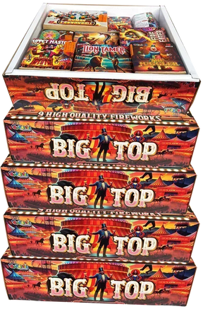 5x Big Top case deal by Galactic Fireworks