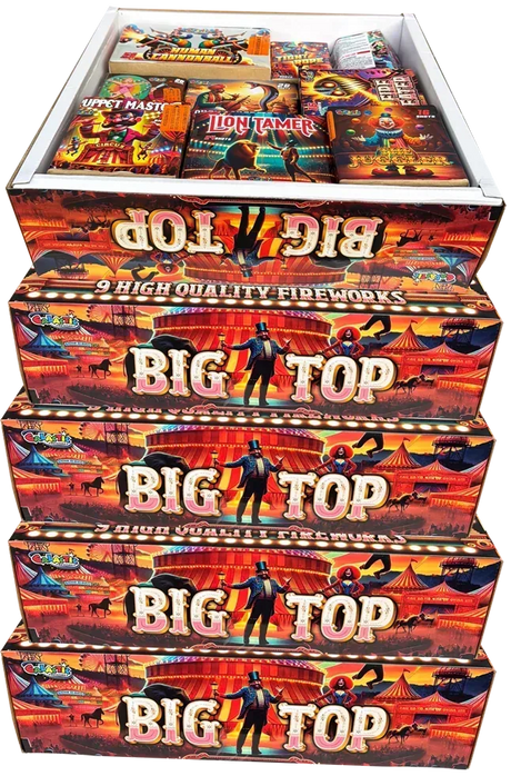 5x Big Top case deal by Galactic Fireworks
