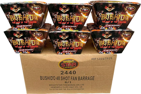 6x Bushido case deal by Bright Star