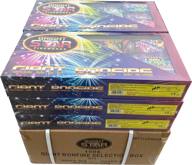 6x Giant Bonfire Box case deal by Bright Star