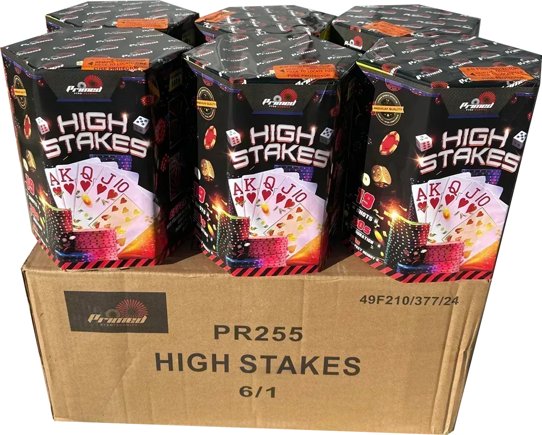 6x High Stakes case deal by Primed Pyrotechnics